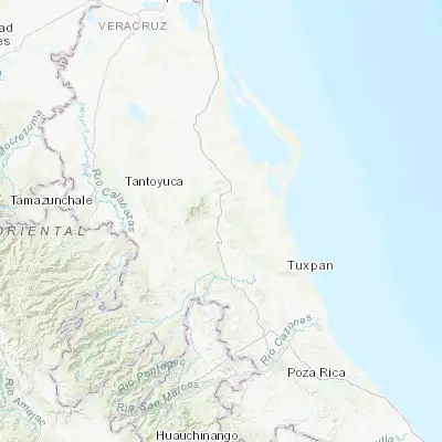 Map showing location of Cerro Azul (21.192000, -97.740880)