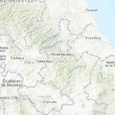 Map showing location of Chicahuaxtla (20.142500, -97.945560)