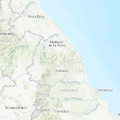 Map showing location of Chiconquiaco (19.742080, -96.818510)