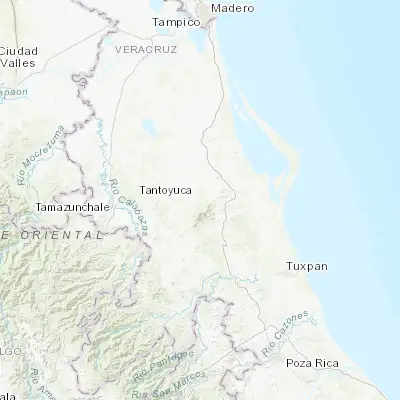 Map showing location of Citlaltépec (21.329120, -97.878610)