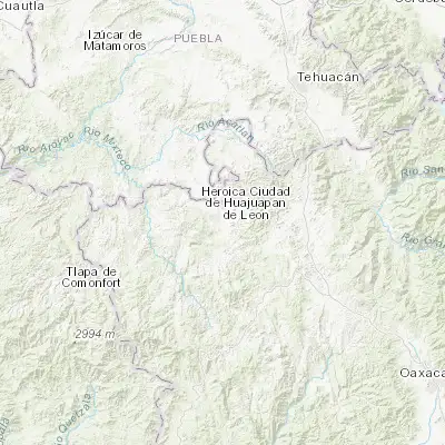 Map showing location of Ciudad de Huajuapan de León (17.807870, -97.779560)
