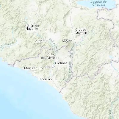 Map showing location of Ciudad de Villa de Álvarez (19.267220, -103.737780)