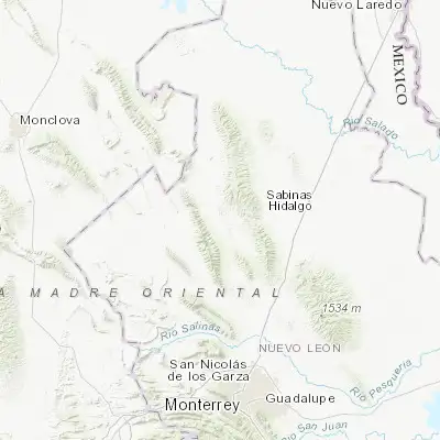 Map showing location of Ciudad de Villaldama (26.499520, -100.425080)