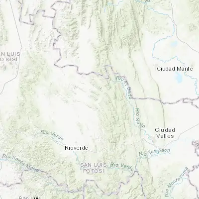 Map showing location of Ciudad del Maíz (22.401870, -99.604680)