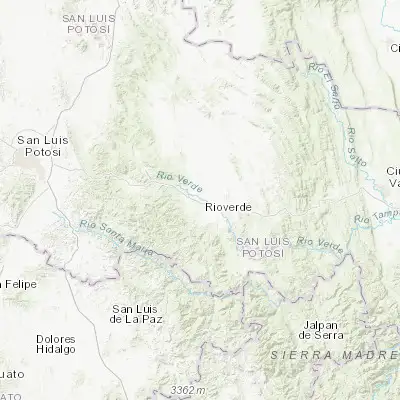 Map showing location of Ciudad Fernández (21.940450, -100.011530)