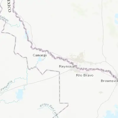 Map showing location of Ciudad Gustavo Díaz Ordaz (26.231860, -98.595600)