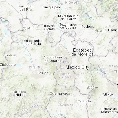 Map showing location of Ciudad López Mateos (19.557930, -99.256750)