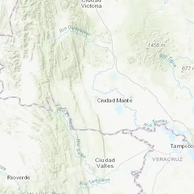 Map showing location of Ciudad Mante (22.743040, -98.973900)