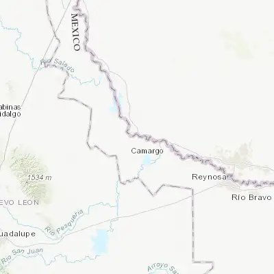 Map showing location of Ciudad Miguel Alemán (26.399520, -99.028360)