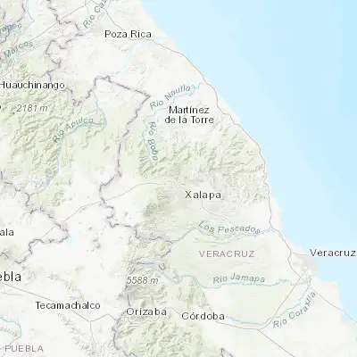 Map showing location of Coacoatzintla (19.651630, -96.940430)