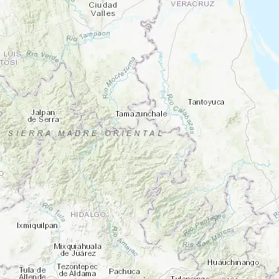 Map showing location of Coacuilco (21.103770, -98.586430)