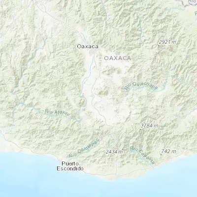 Map showing location of Coatecas Altas (16.539260, -96.668780)