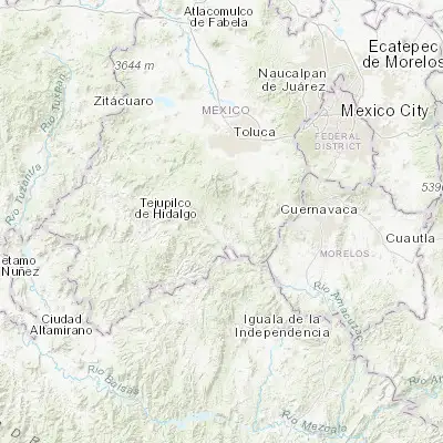 Map showing location of Coatepec Harinas (18.894920, -99.721530)