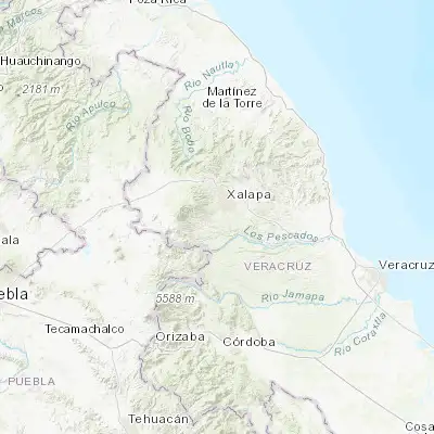 Map showing location of Coatepec (19.452290, -96.961480)