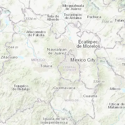 Map showing location of Col. Bosques de las Lomas (19.378930, -99.265870)