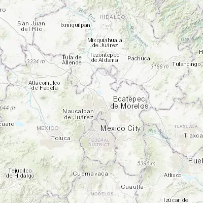 Map showing location of Colonia 2 de Septiembre (19.700560, -99.116670)
