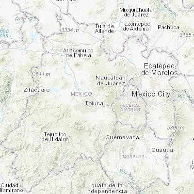Map showing location of Colonia Emiliano Zapata (19.391110, -99.525280)