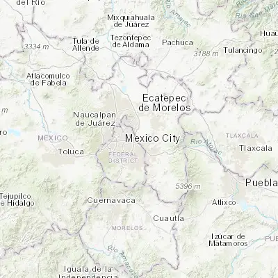 Map showing location of Colonia Gustavo Baz Prada (19.421390, -99.013610)