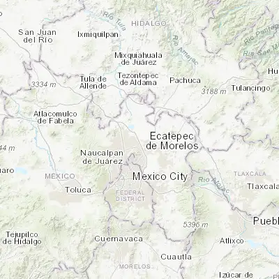 Map showing location of Colonia la Asunción (19.690830, -99.064170)