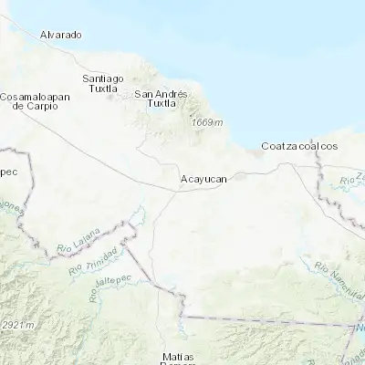 Map showing location of Colonia Lealtad (17.963060, -94.902500)