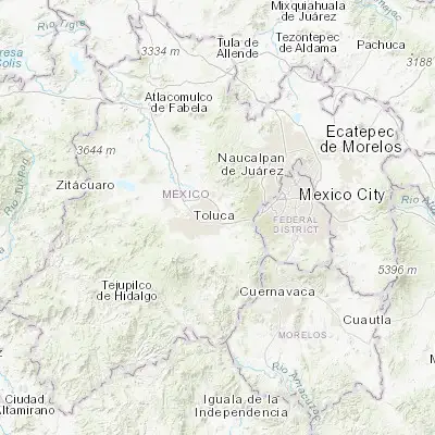 Map showing location of Colonia los Cedros (19.311670, -99.541110)