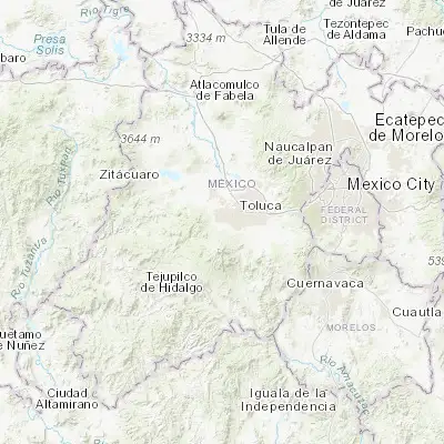 Map showing location of Colonia Morelos (19.246470, -99.745990)