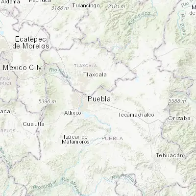 Map showing location of Concepción Capulac (La Ex-Hacienda) (19.094440, -98.061390)