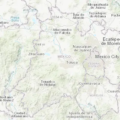Map showing location of Conjunto Habitacional Ecológico SUTEYM (19.368890, -99.778610)