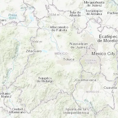 Map showing location of Conjunto Urbano la Loma I (19.326390, -99.731940)