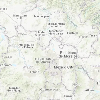 Map showing location of Coyotepec (19.777220, -99.212950)