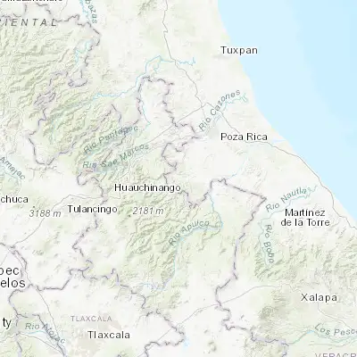 Map showing location of Coyutla (20.247200, -97.658240)