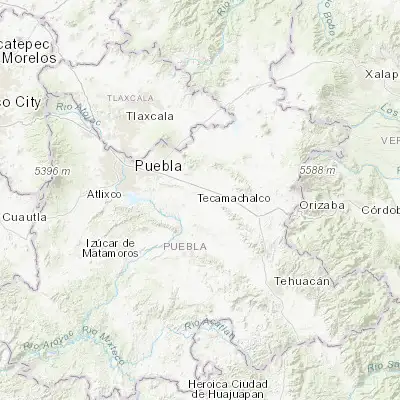 Map showing location of Cuapiaxtla de Madero (18.915440, -97.823820)