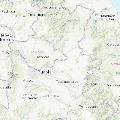 Map showing location of Cuapiaxtla (19.295880, -97.768800)