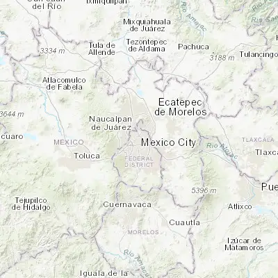 Map showing location of Cuauhtémoc (19.445060, -99.146120)