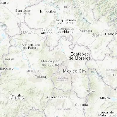 Map showing location of Cuautitlán Izcalli (19.643880, -99.215980)