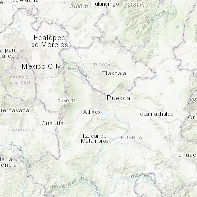 Map showing location of Cuautlancingo (19.089950, -98.273190)