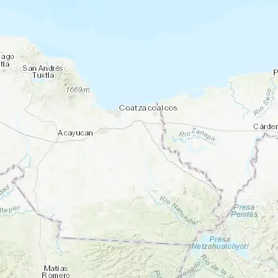 Map showing location of Cuichapa (17.938890, -94.280000)