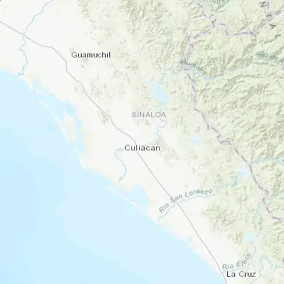Map showing location of Culiacancito (24.825380, -107.534450)