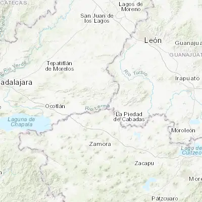 Map showing location of Degollado (20.467020, -102.149760)