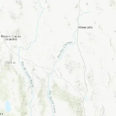 Map showing location of Ejido Benito Juárez (30.149370, -106.883620)