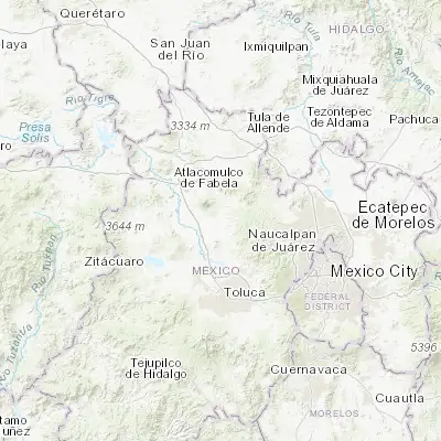 Map showing location of Ejido Loma de Malacota (19.657530, -99.671220)