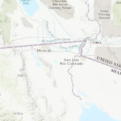 Map showing location of Ejido Nuevo León (32.411030, -115.188270)