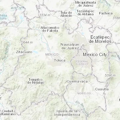 Map showing location of El Cerrillo Vista Hermosa (19.323370, -99.542500)