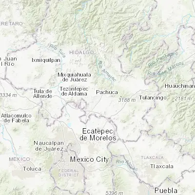 Map showing location of El Huixmí (20.075690, -98.819720)