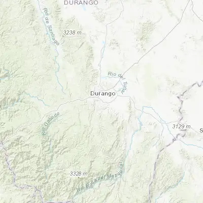 Map showing location of El Nayar (23.964220, -104.695410)