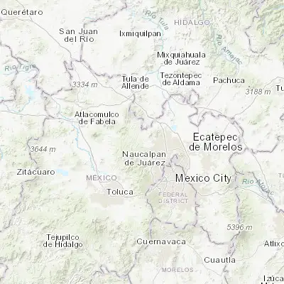 Map showing location of El Puerto Magú (19.688460, -99.372900)