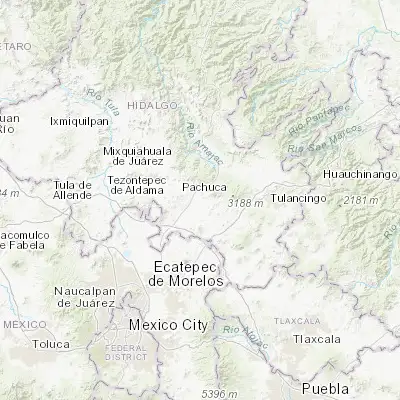 Map showing location of El Saucillo (Fraccionamiento) (20.067780, -98.731940)