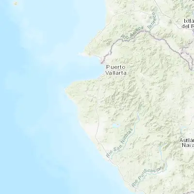Map showing location of El Tuito (20.320420, -105.324690)