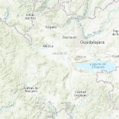 Map showing location of Estipa (20.361990, -103.723450)