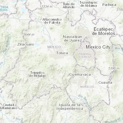 Map showing location of Ex-Rancho San Dimas (19.173890, -99.565280)